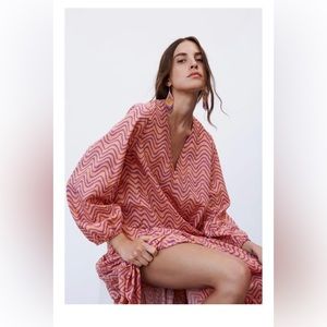 Zara long sleeve maxi dress | Like New